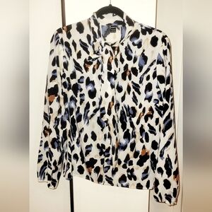 SHEIN Leopard Print Blouse XL